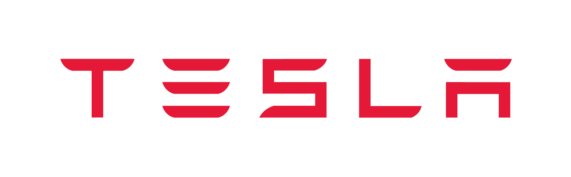 Tesla Wordmark Red
